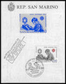 SAN MARINO - Postal a�o mundial de las comunicaciones 20 Abril 1983 (Sello Radioficionado)